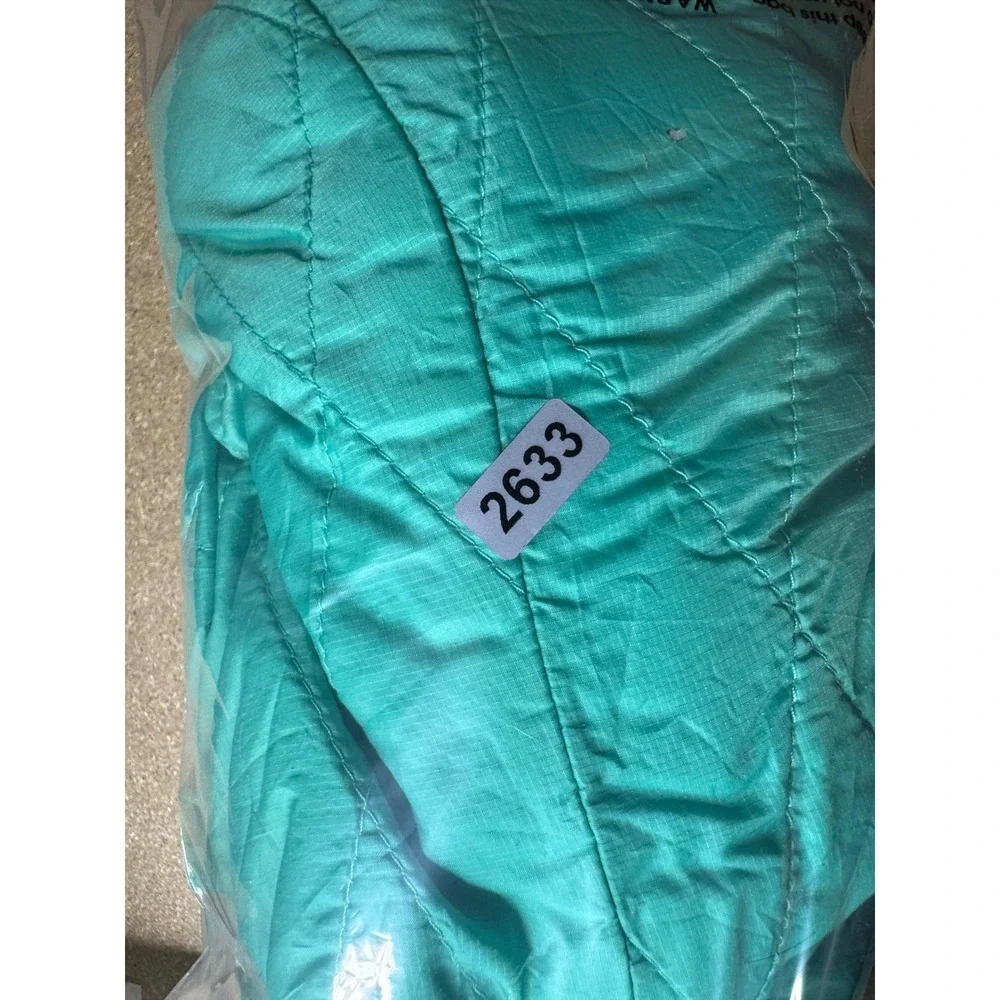 Patagonia Nano Puff Insulated Jacket Kids M 10 Teal Green Diamond Quilt Puffer